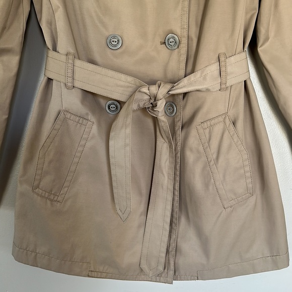 Express Double Breasted Trench Coat - Khaki - XS - Picture 3 of 15
